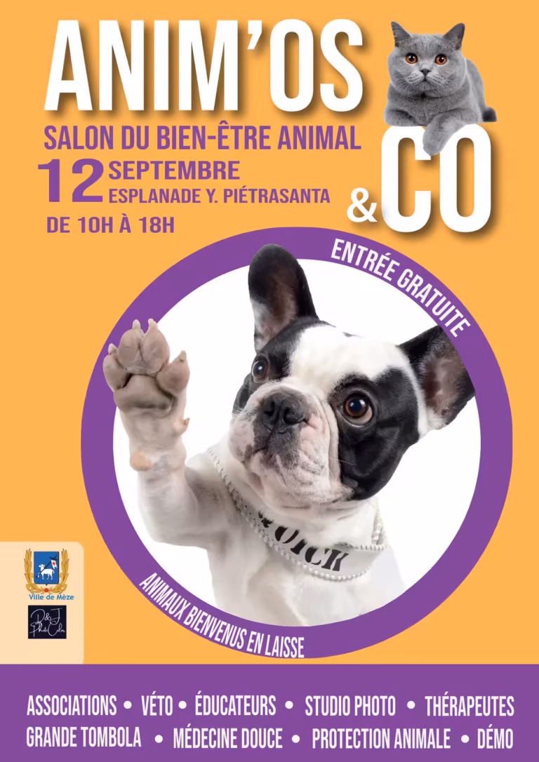 Anim'Os & Co 2026 - Salon du bien-être animal à Mèze