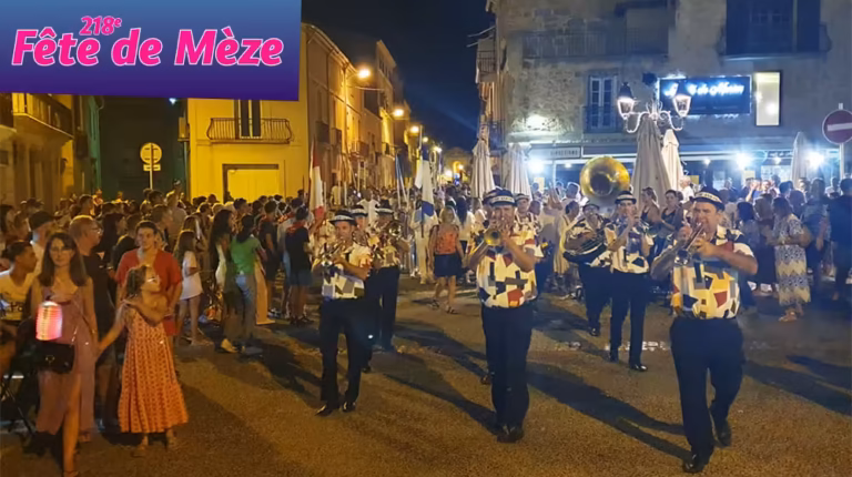 Défilé d'ouverture et embrasement du château de Girard - Fête de Mèze 2026