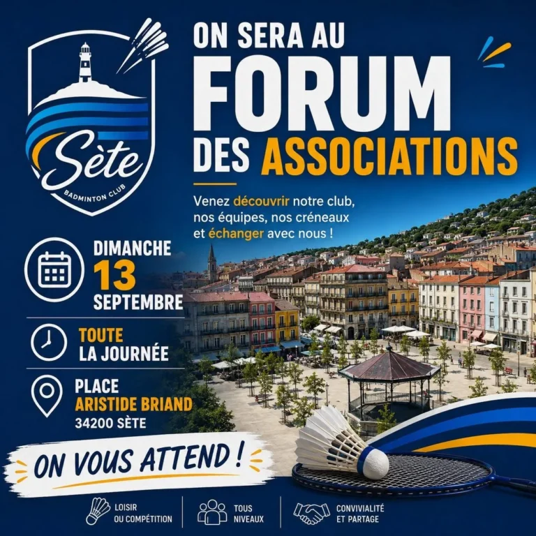Forum des Associations 2026 à Sète