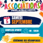 forum des associations poussan 2026 complexe sportif des baux affiche