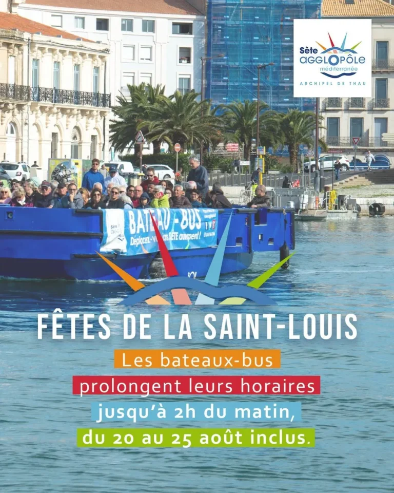 Horaires Se Déplacer Bateaux Bus à Sète
