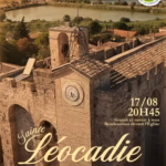 visite nocturne eglise sainte leocadie vic la gardiole 17 aout 2026 affiche
