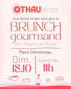 Visuel Thau en rose du brunch des Toqués du Bocal place Clémenceau à Bouzigues