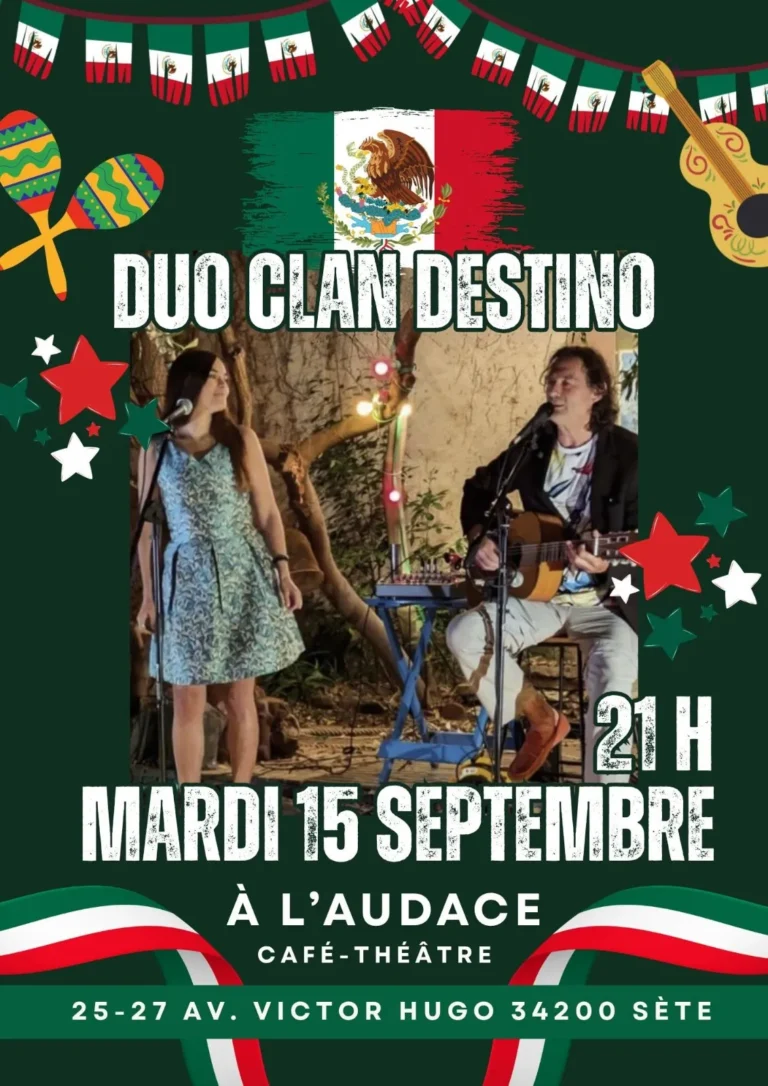 Clan Destino en concert à Sète : fête de l'indépendance du Mexique