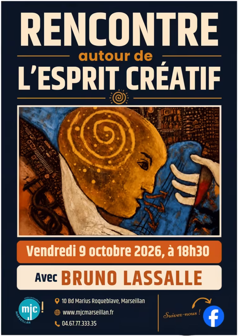 Rencontre autour de l'esprit créatif à Marseillan