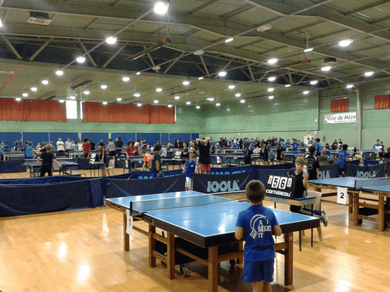 Championnat par équipes de tennis de table à Mèze