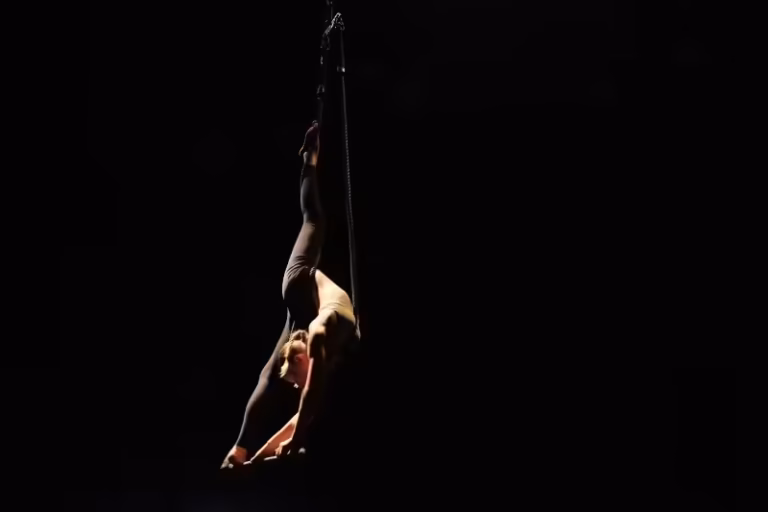 Féérie de l'hiver - cirque aérien à Agde
