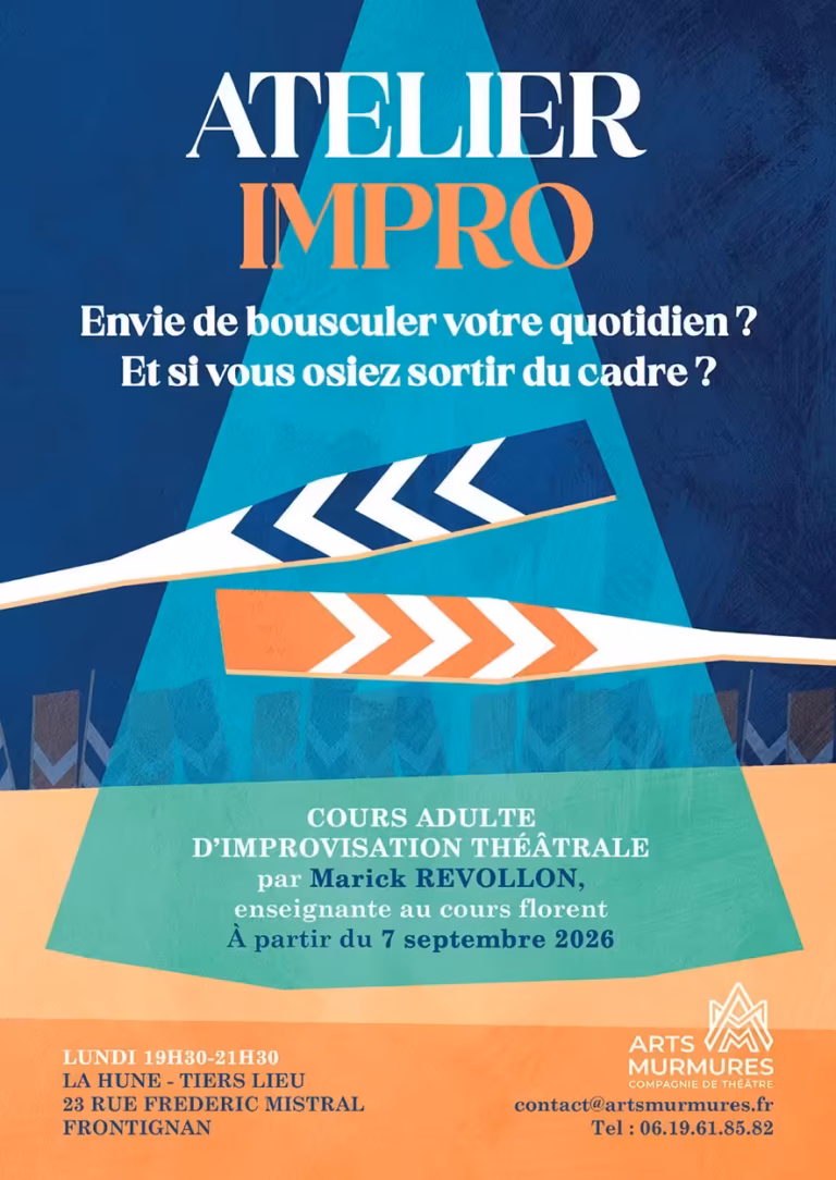 Atelier d'improvisation théâtrale adultes à Frontignan