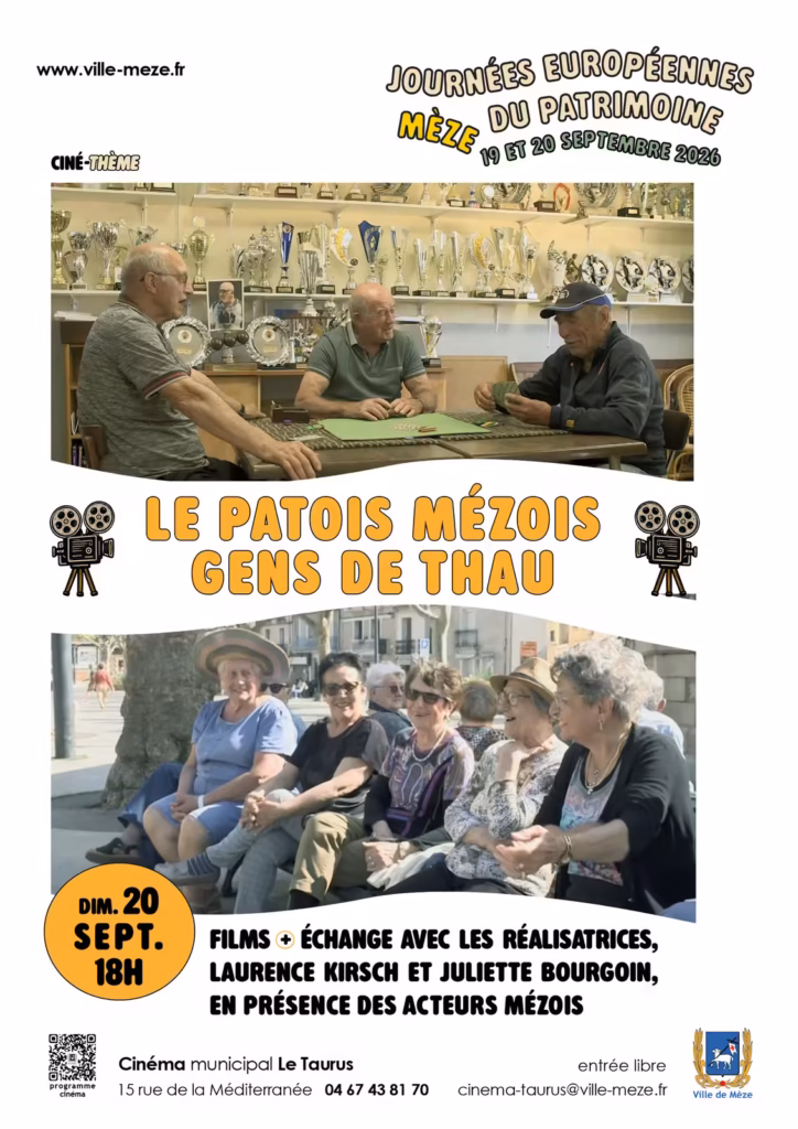 Ciné-rencontre Gens de Thau et Patois Mézois à Mèze
