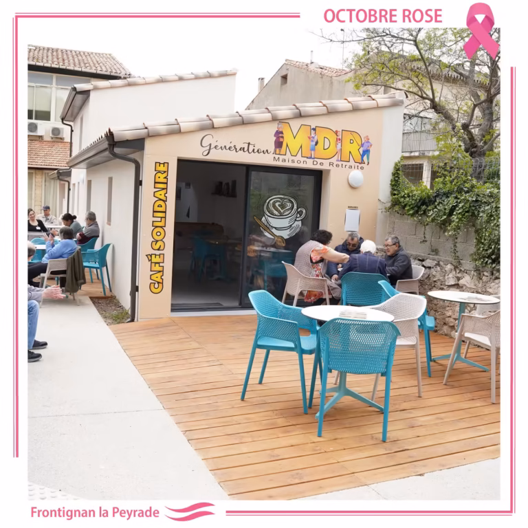 Vente solidaire Octobre rose au Café solidaire de Frontignan