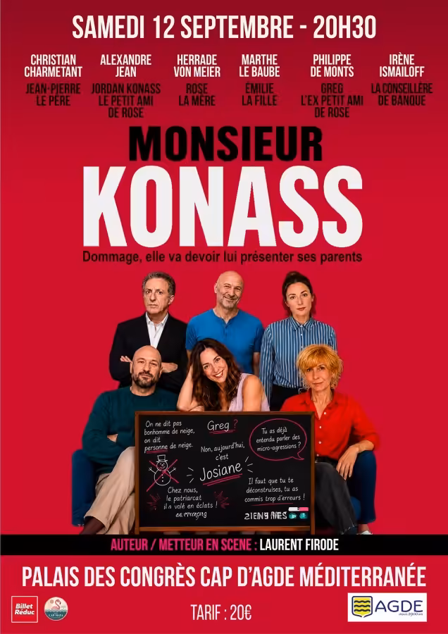 Monsieur Konass - théâtre au Cap d'Agde