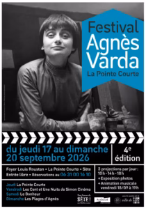 Affiche de la 4e édition du festival Agnès Varda à la Pointe Courte de Sète