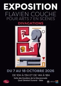 FLAVIEN COUCHE PRÉSENTE SES "DIVAGATIONS"À LA MACARONADE — SÈTE