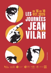 Affiche des Journées Jean Vilar 2026 à Sète, deuxième édition, du 16 au 18 octobre
