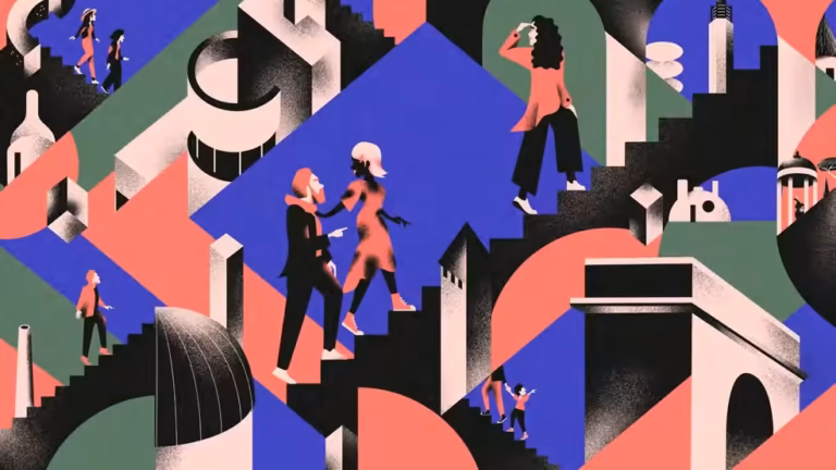 Illustration Journées européennes du patrimoine 2026, format bannière, Jean Leblanc