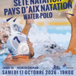affiche water polo sete natation pays d aix natation 17 octobre 2026