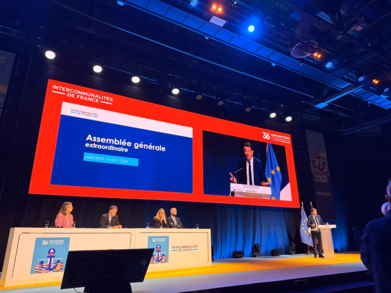 Assemblée générale extraordinaire d'Intercommunalités de France à Dunkerque, mercredi 14 octobre 2026