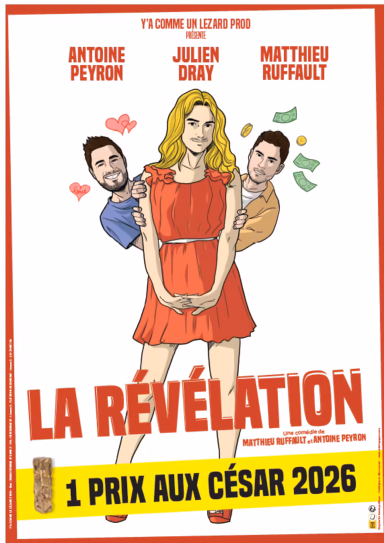 La révélation, comédie à L'Audace à Sète