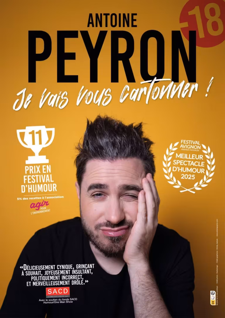 Antoine Peyron : Je vais vous cartonner ! à Sète