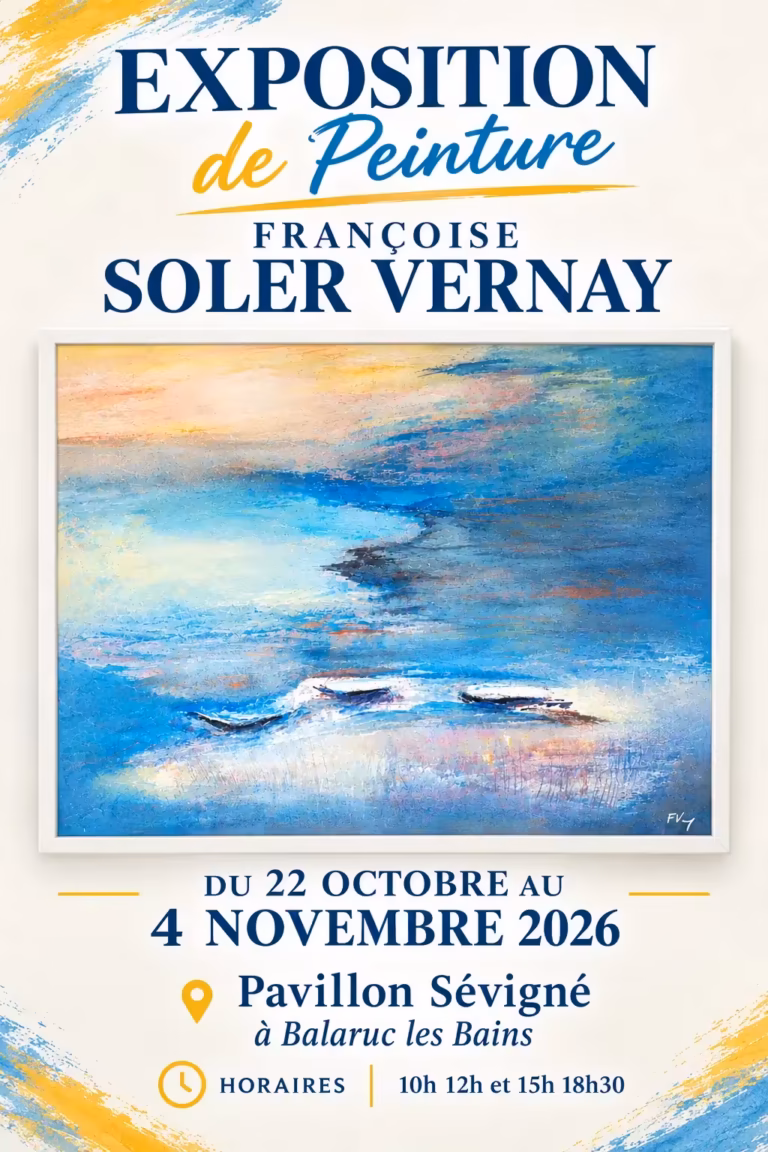 Exposition de peinture de Françoise Soler Vernay à Balaruc-les-Bains