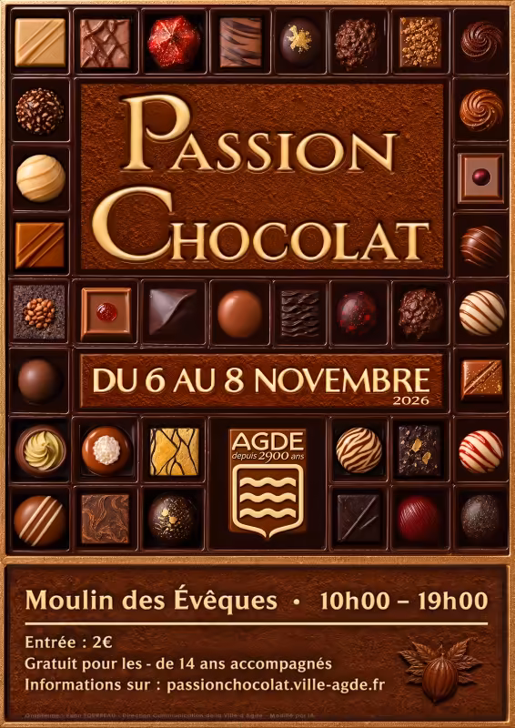 Passion Chocolat 2026, salon du chocolat d'Agde
