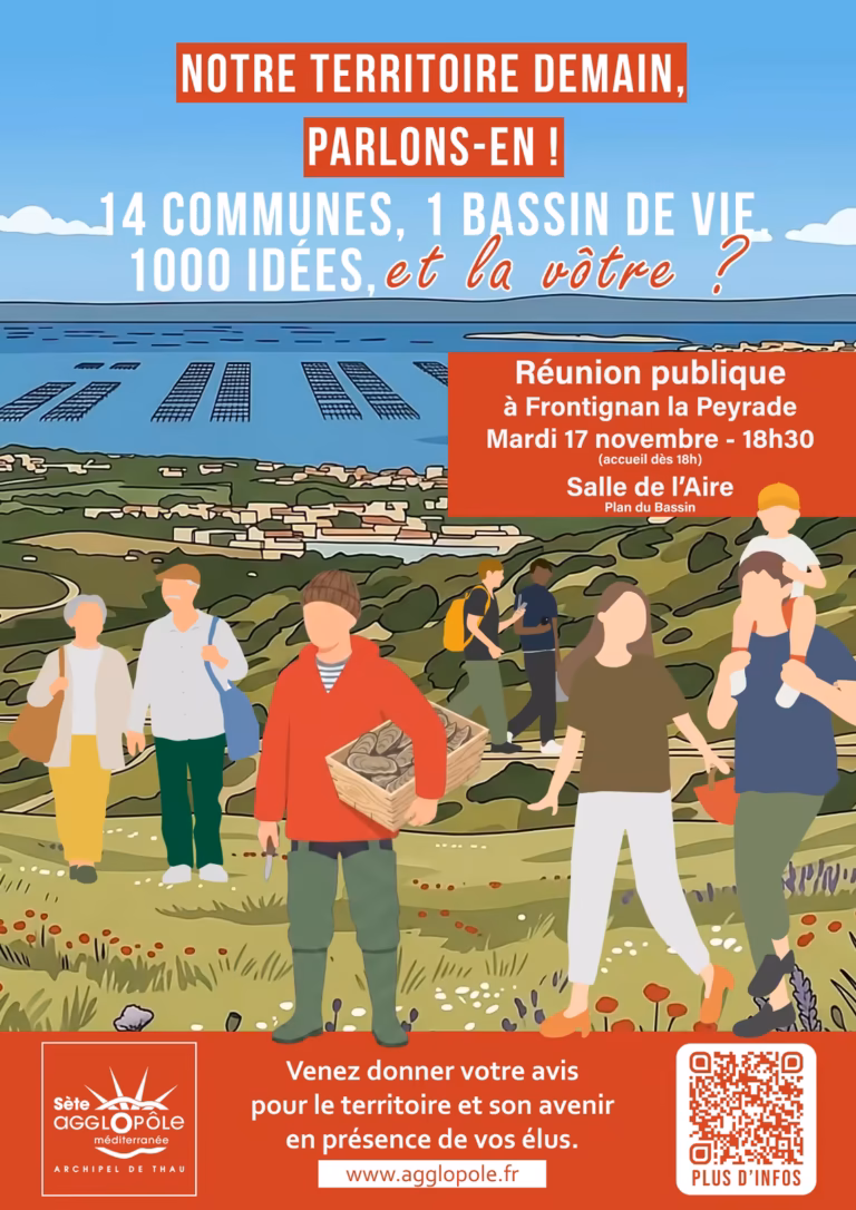 Notre territoire demain, réunion publique à Frontignan