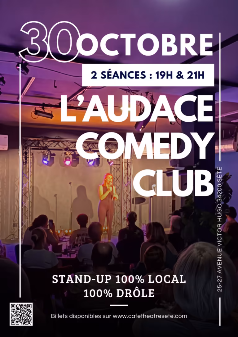 L'Audace Comedy Club #8, stand-up à Sète