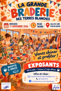 Grande Braderie des Terres Blanches 2026 à Frontignan