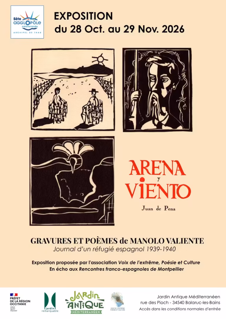 Arena y Viento, gravures de Manolo Valiente à Balaruc-les-Bains