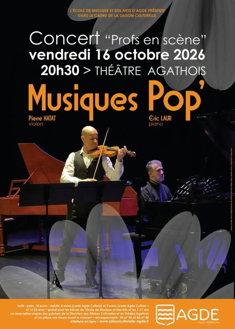 Musiques Pop' - concert Profs en Scène à Agde