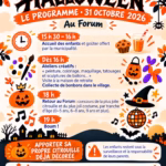 programme halloween 2026 forum balaruc le vieux 31 octobre