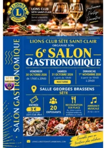 Salon gastronomique du lions club Sète St clair