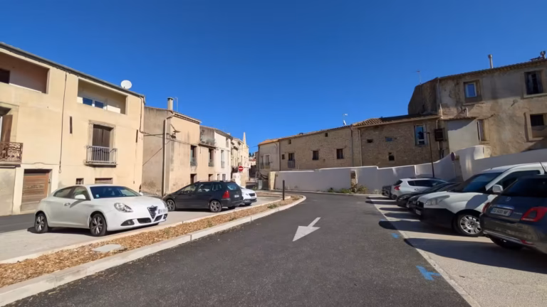 Vue d'ensemble du parking Sergent Bonnet