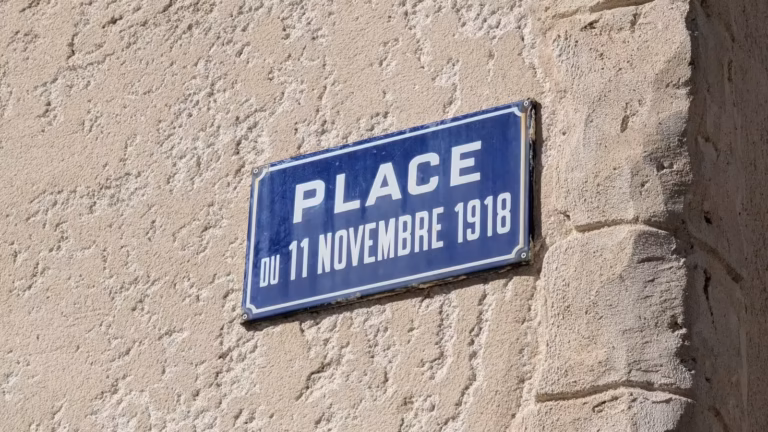Plaque « Place du 11 Novembre 1918 »