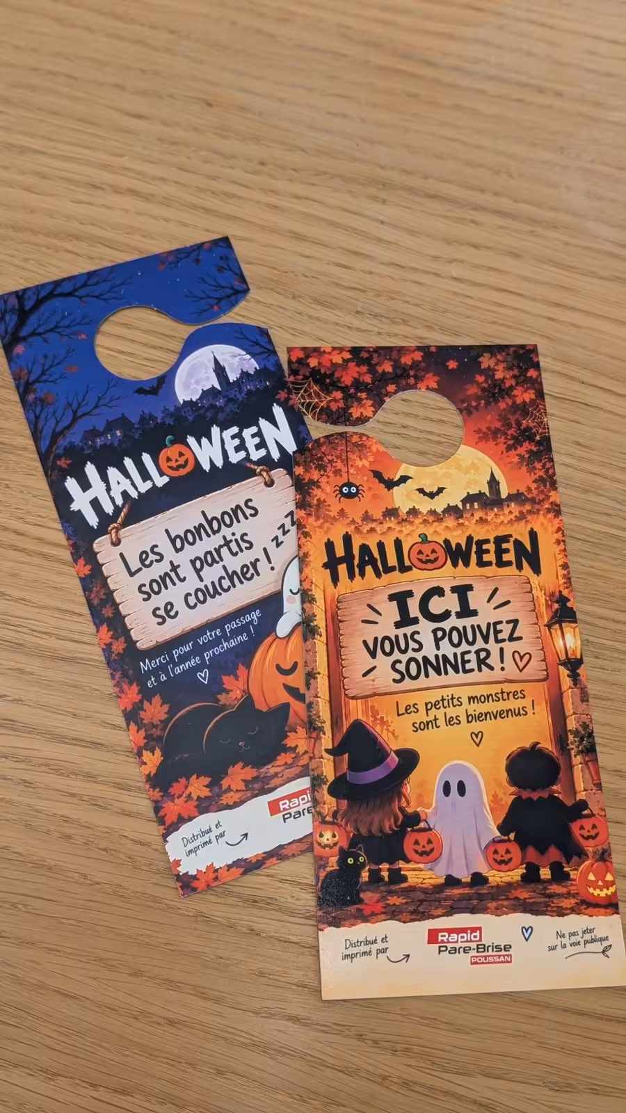 Affichettes de porte Halloween de Rapid Pare-Brise