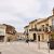 Place du centre de Mireval avec son clocher